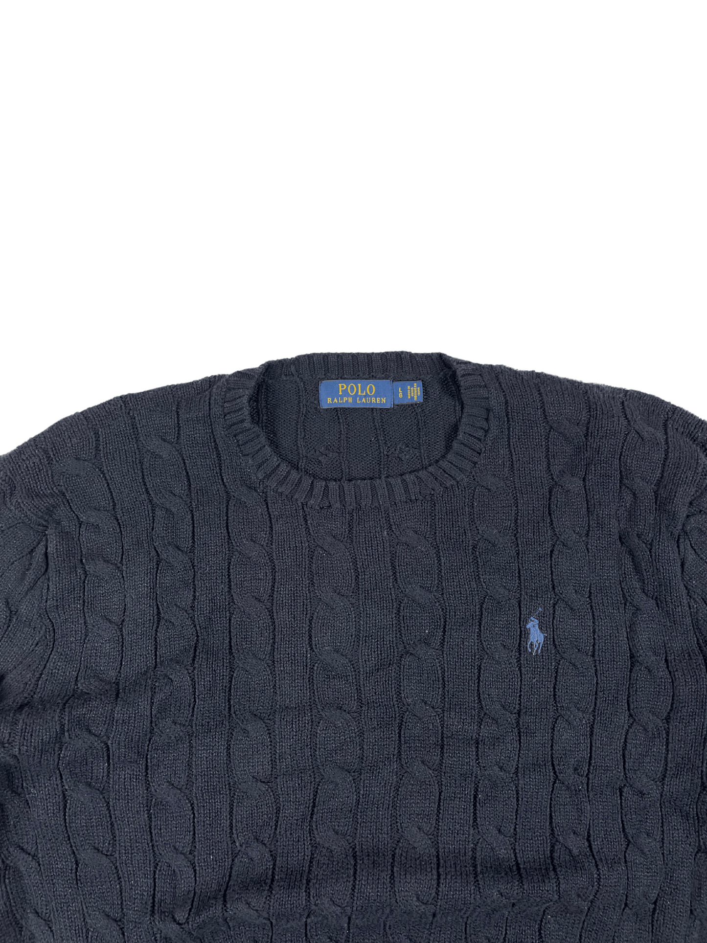 Ralph Lauren Cable Knit Sweater (L)