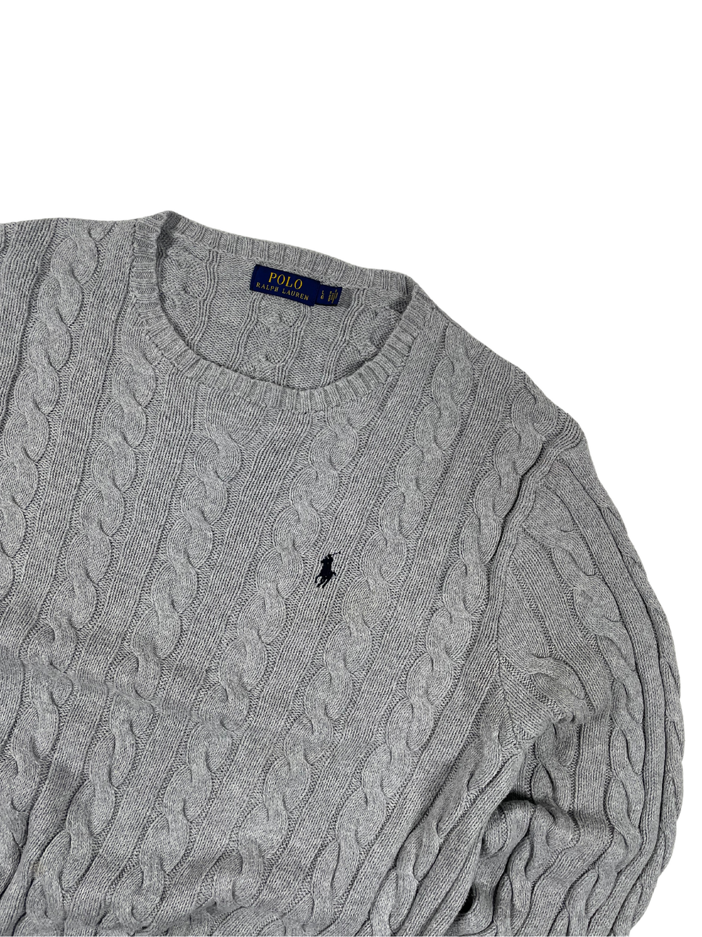 Ralph Lauren Cable Knit Sweater (L)