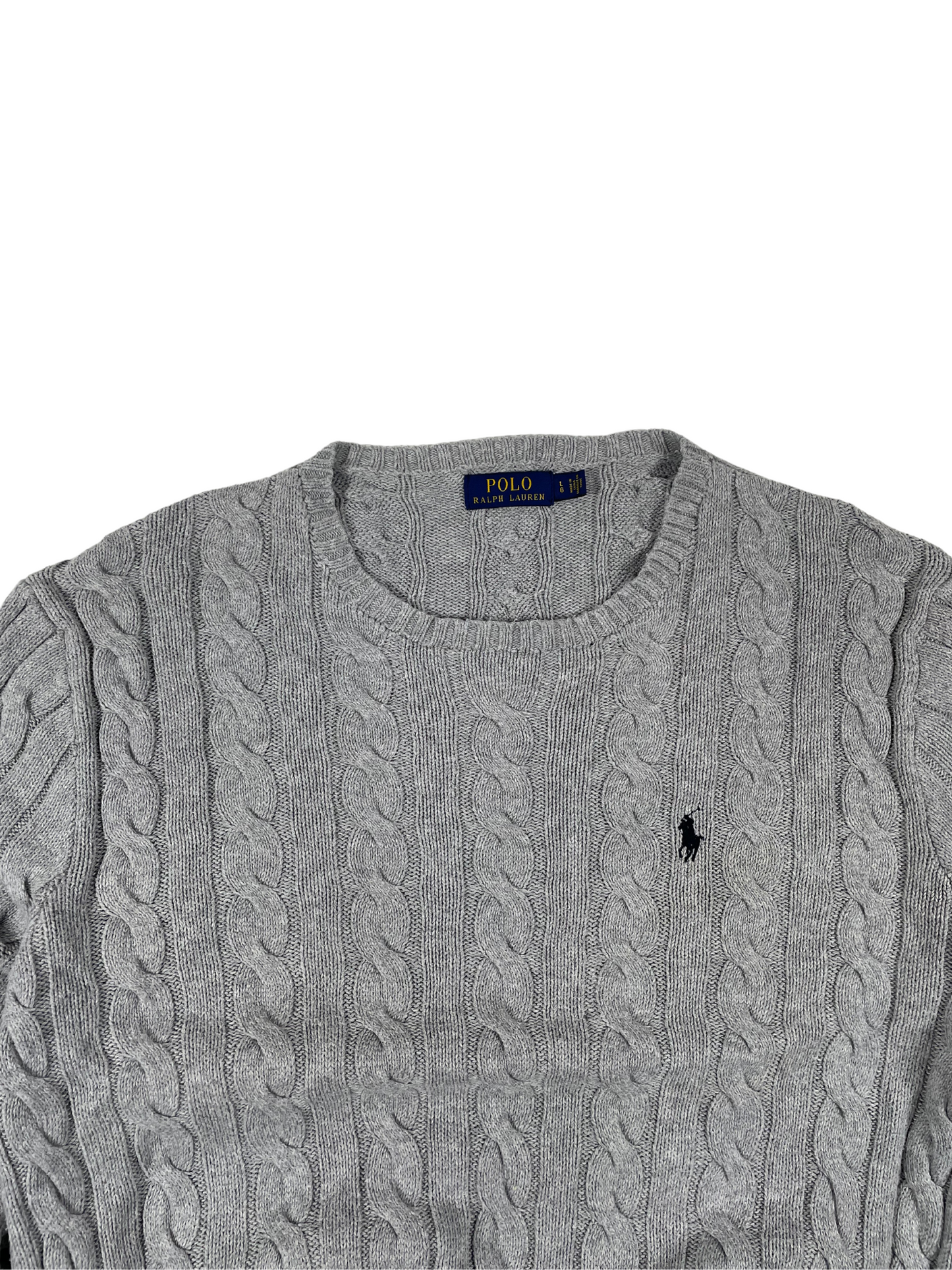 Ralph Lauren Cable Knit Sweater (L)