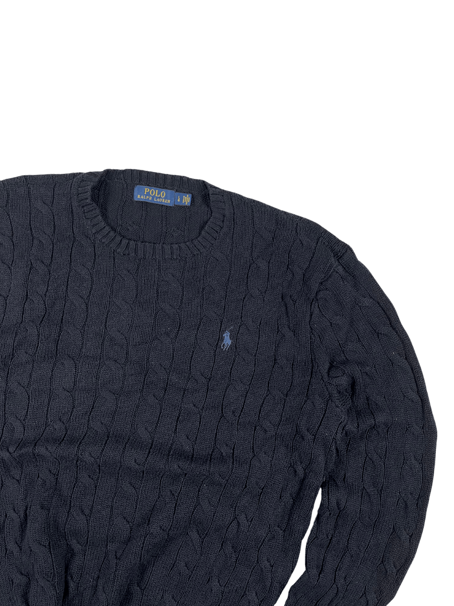 Ralph Lauren Cable Knit Sweater (L)