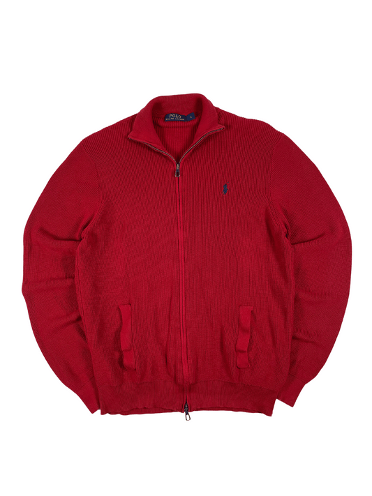 Ralph Lauren Zip-Up Knit Sweater (L)