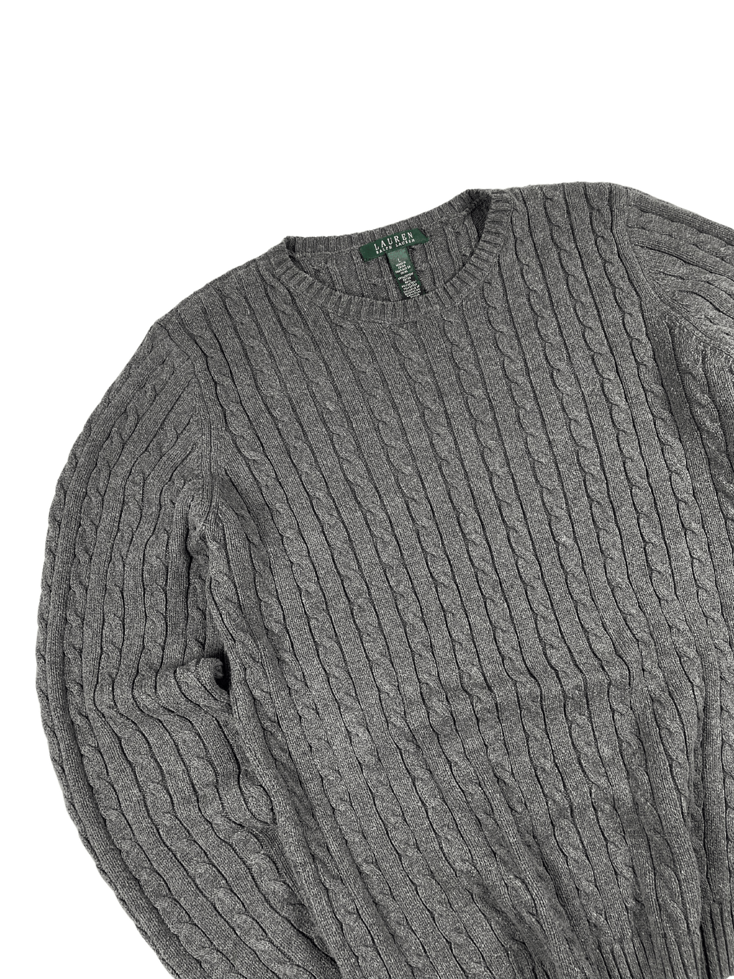 Ralph Lauren Cable Knit Sweater (L)