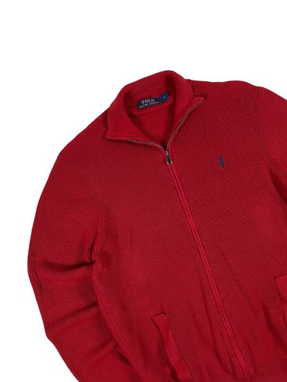 Ralph Lauren Zip-Up Knit Sweater (L)