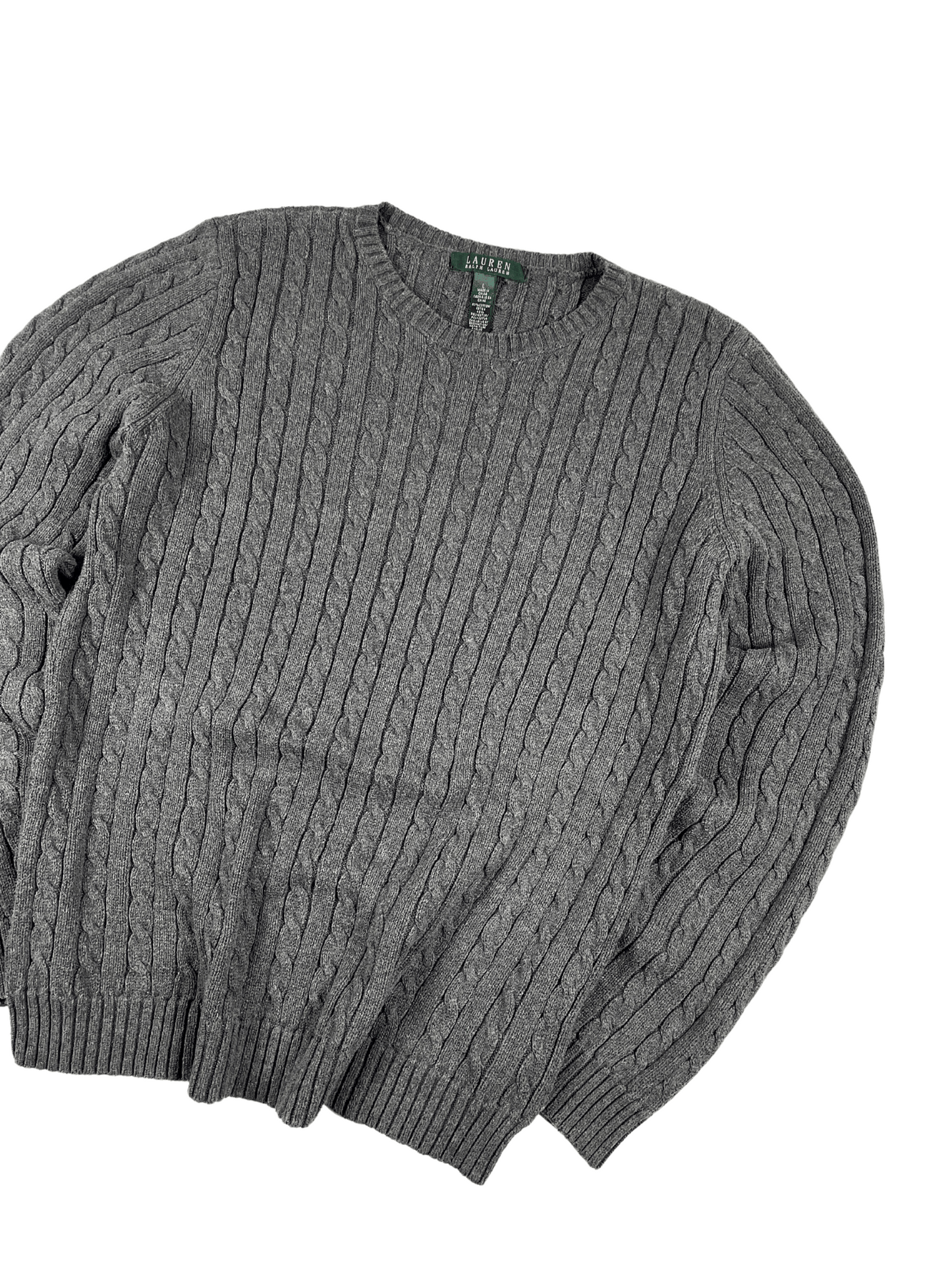 Ralph Lauren Cable Knit Sweater (L)