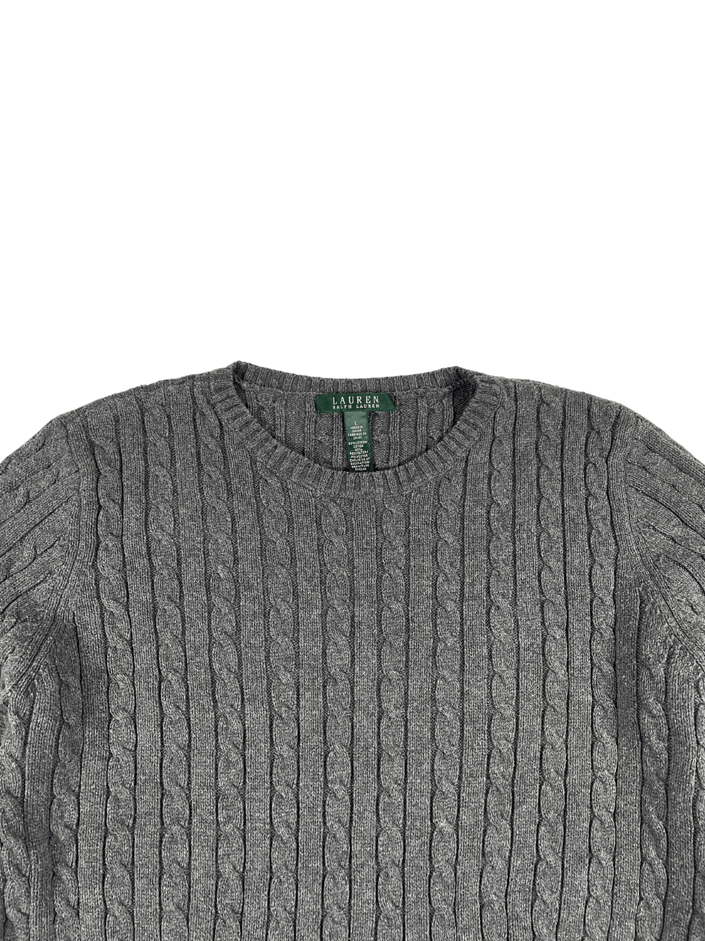 Ralph Lauren Cable Knit Sweater (L)